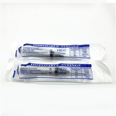ISO13485 23g 3 밀리람베르트 버릴 수 있는 플라스틱 시링크스와 바늘