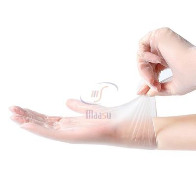 바이러스 방지 의학 버릴 수 있는 비닐 검사 장갑